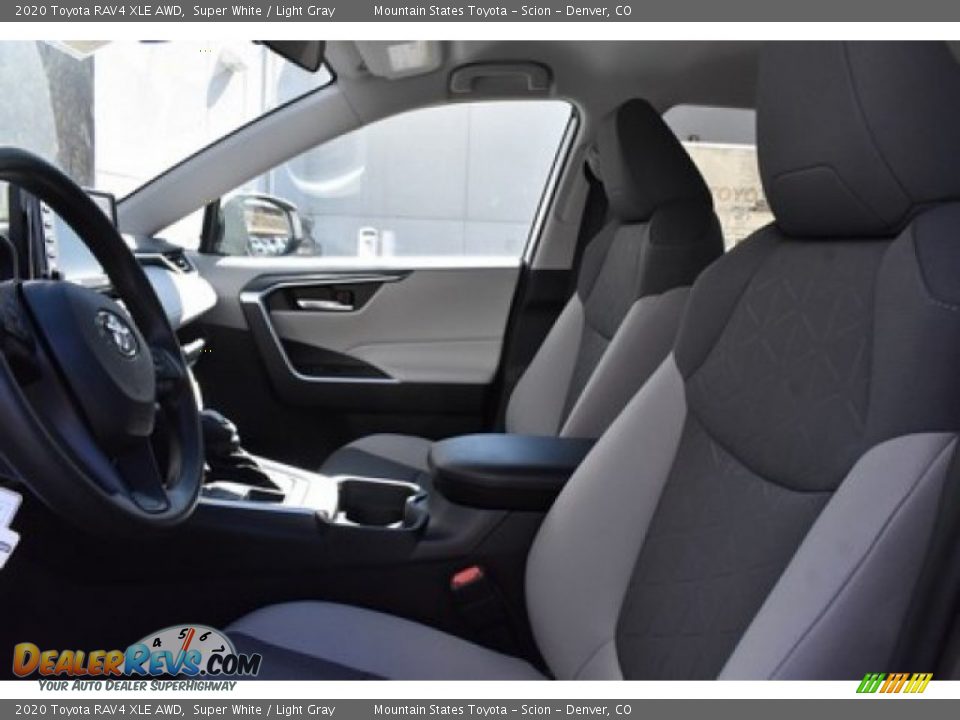 2020 Toyota RAV4 XLE AWD Super White / Light Gray Photo #6