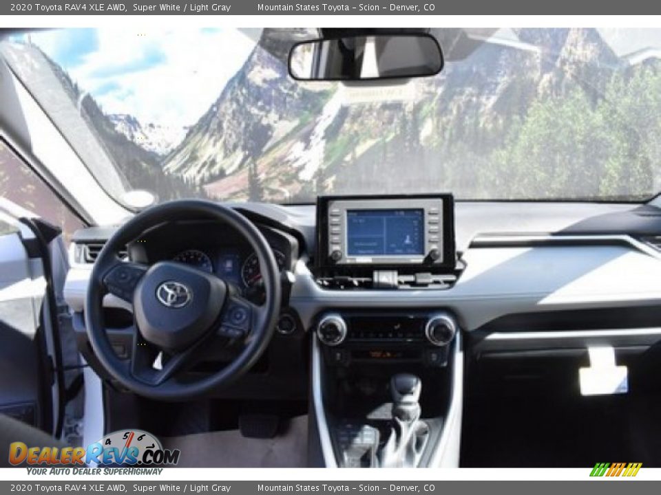 2020 Toyota RAV4 XLE AWD Super White / Light Gray Photo #7