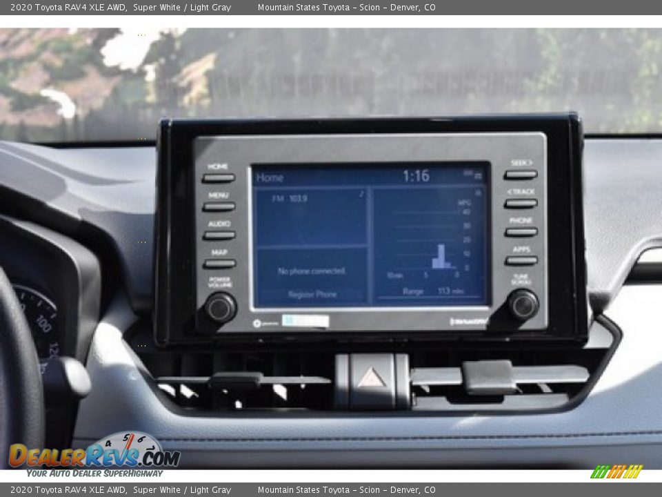 2020 Toyota RAV4 XLE AWD Super White / Light Gray Photo #8