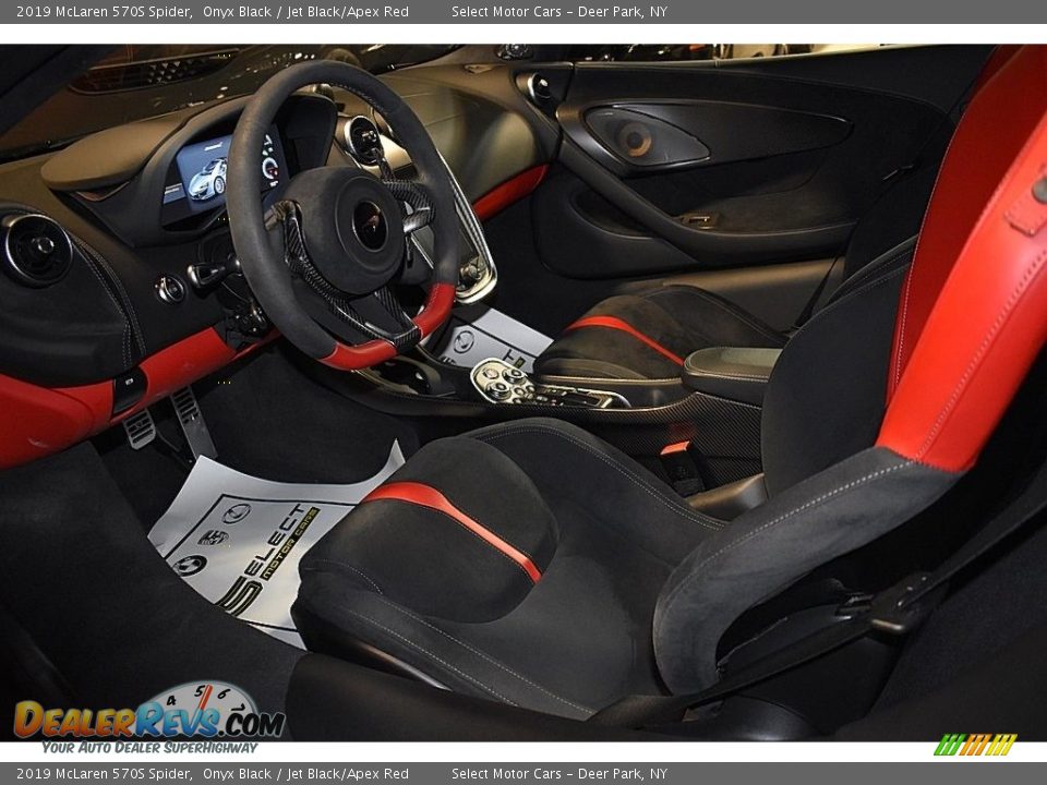 Front Seat of 2019 McLaren 570S Spider Photo #16