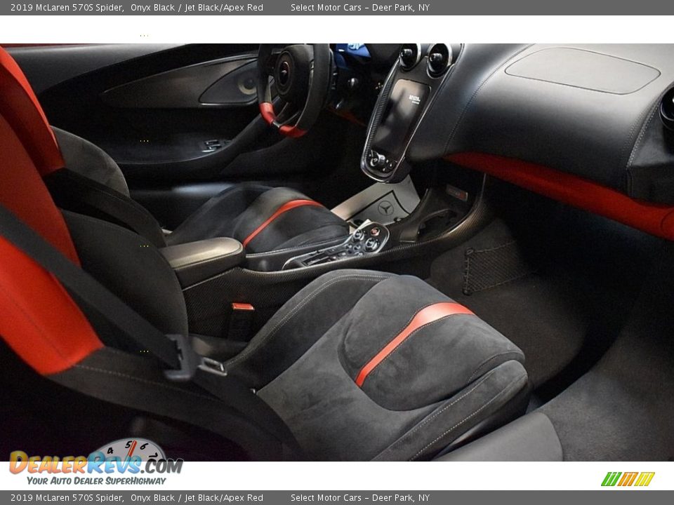 Front Seat of 2019 McLaren 570S Spider Photo #17