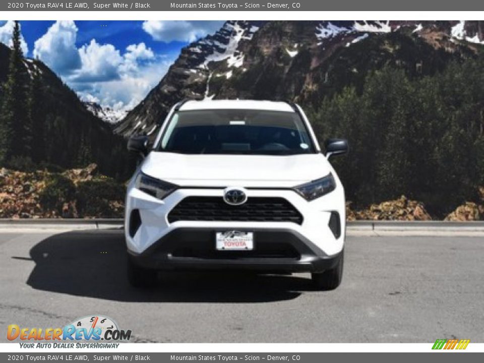 2020 Toyota RAV4 LE AWD Super White / Black Photo #2