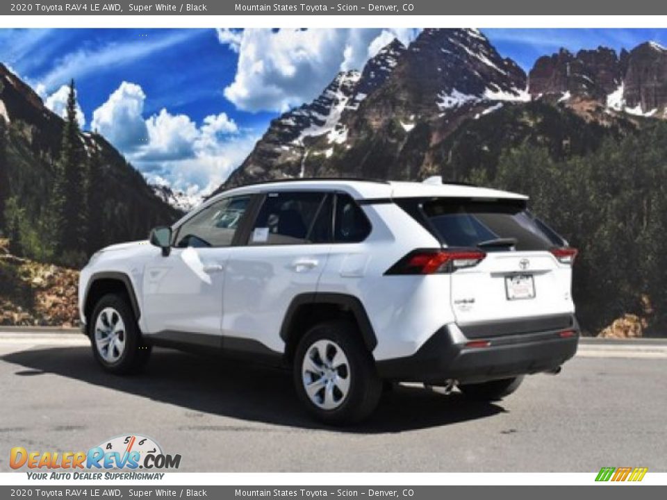 2020 Toyota RAV4 LE AWD Super White / Black Photo #3