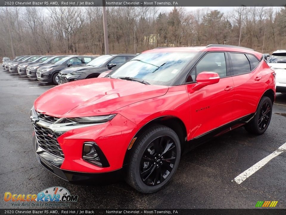 Front 3/4 View of 2020 Chevrolet Blazer RS AWD Photo #1