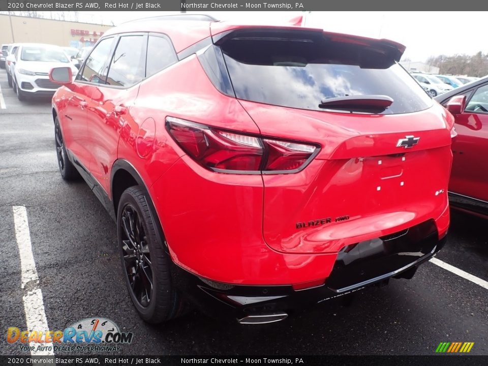 2020 Chevrolet Blazer RS AWD Red Hot / Jet Black Photo #3