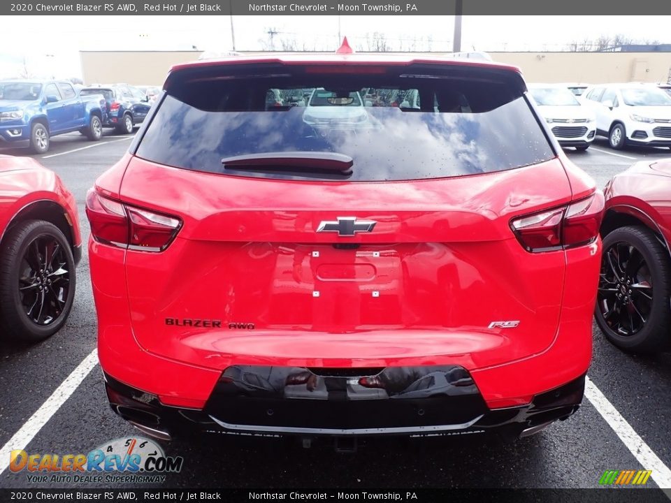 2020 Chevrolet Blazer RS AWD Red Hot / Jet Black Photo #4