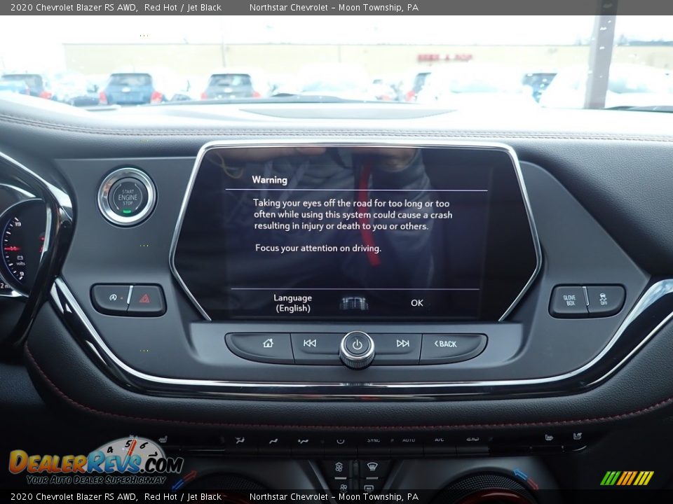 2020 Chevrolet Blazer RS AWD Red Hot / Jet Black Photo #16