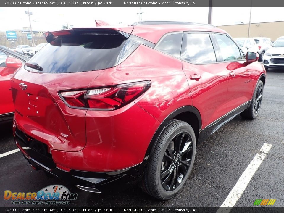 2020 Chevrolet Blazer RS AWD Cajun Red Tintcoat / Jet Black Photo #5
