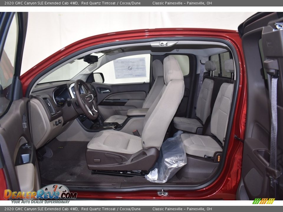 Cocoa/Dune Interior - 2020 GMC Canyon SLE Extended Cab 4WD Photo #6