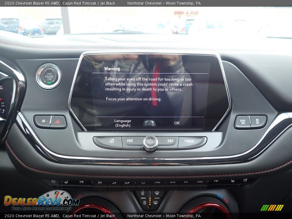 2020 Chevrolet Blazer RS AWD Cajun Red Tintcoat / Jet Black Photo #16