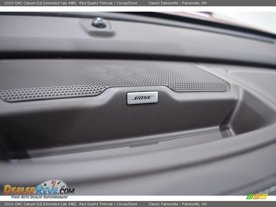 2020 GMC Canyon SLE Extended Cab 4WD Red Quartz Tintcoat / Cocoa/Dune Photo #10