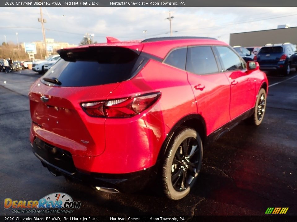 2020 Chevrolet Blazer RS AWD Red Hot / Jet Black Photo #4