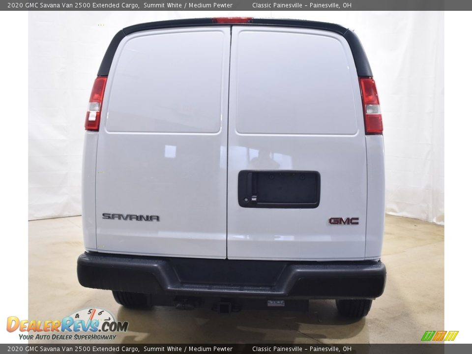 2020 GMC Savana Van 2500 Extended Cargo Summit White / Medium Pewter Photo #3