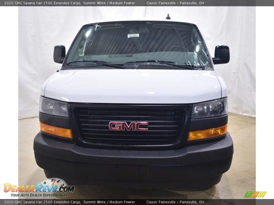 2020 GMC Savana Van 2500 Extended Cargo Summit White / Medium Pewter Photo #4