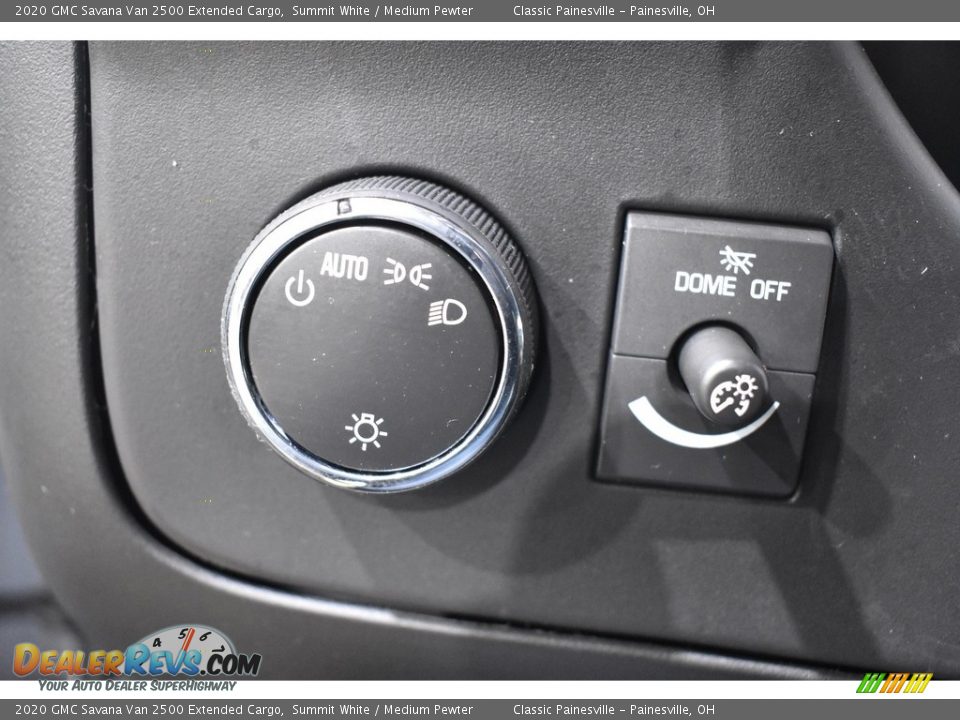 2020 GMC Savana Van 2500 Extended Cargo Summit White / Medium Pewter Photo #8