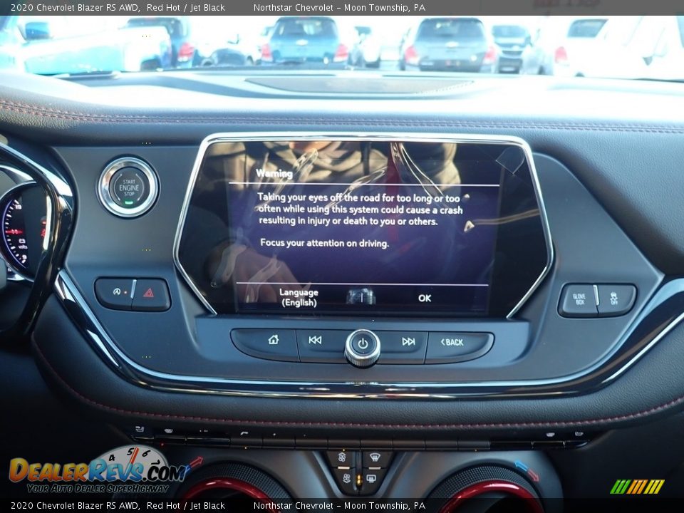 2020 Chevrolet Blazer RS AWD Red Hot / Jet Black Photo #15