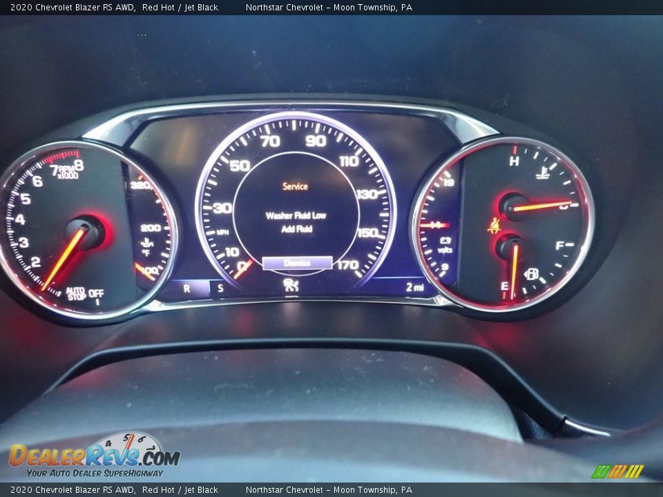 2020 Chevrolet Blazer RS AWD Red Hot / Jet Black Photo #20