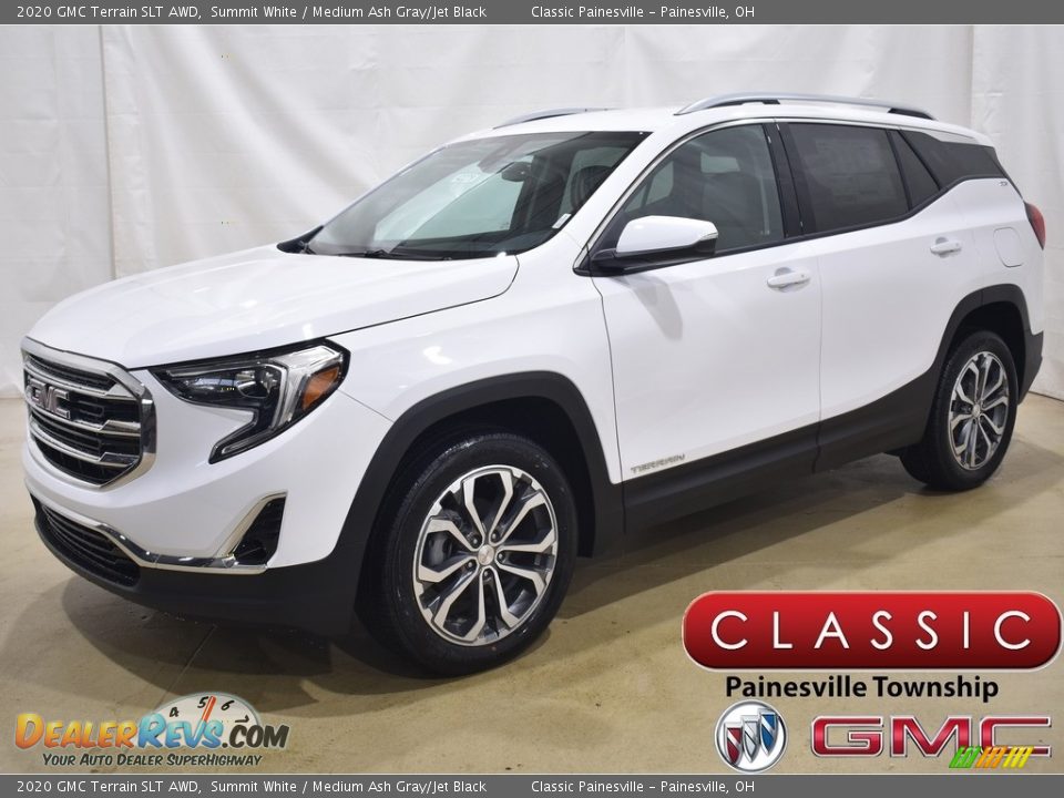 2020 GMC Terrain SLT AWD Summit White / Medium Ash Gray/Jet Black Photo #1