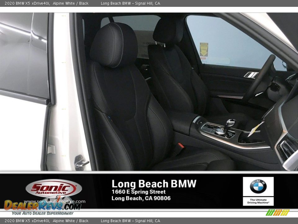 2020 BMW X5 xDrive40i Alpine White / Black Photo #7