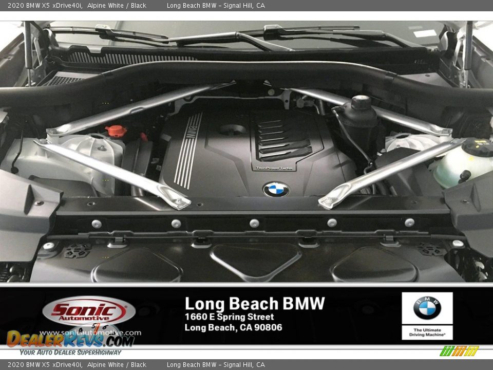 2020 BMW X5 xDrive40i Alpine White / Black Photo #8