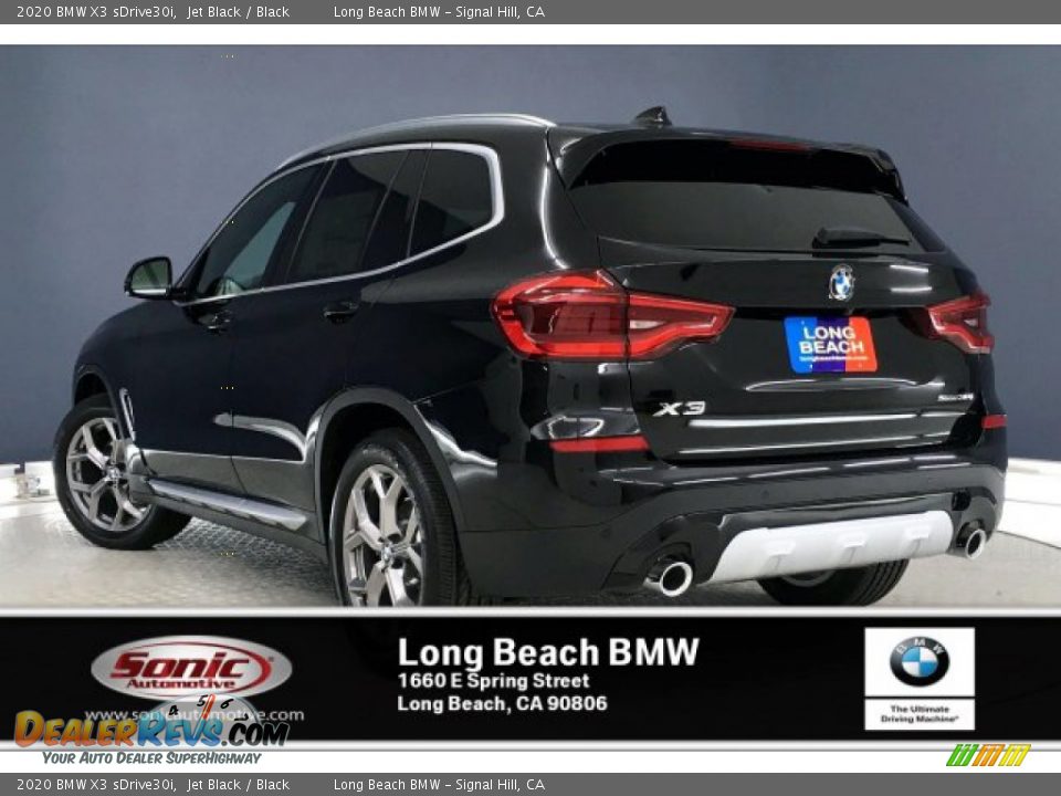 2020 BMW X3 sDrive30i Jet Black / Black Photo #2