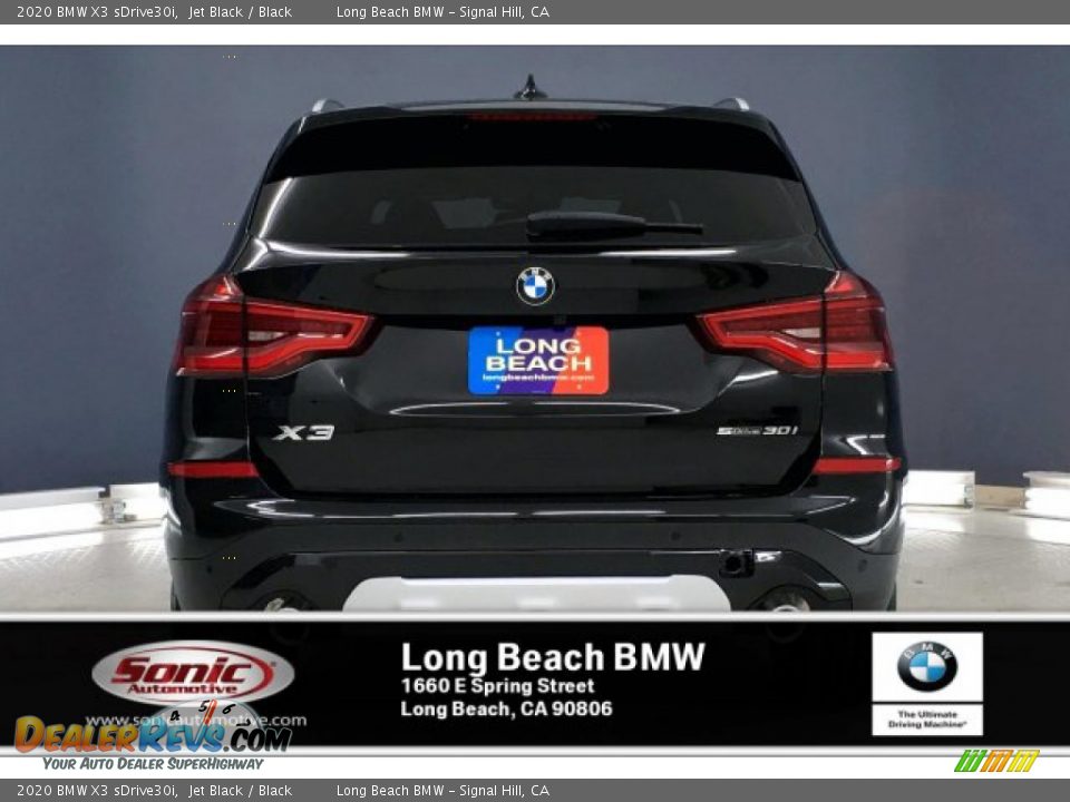 2020 BMW X3 sDrive30i Jet Black / Black Photo #3