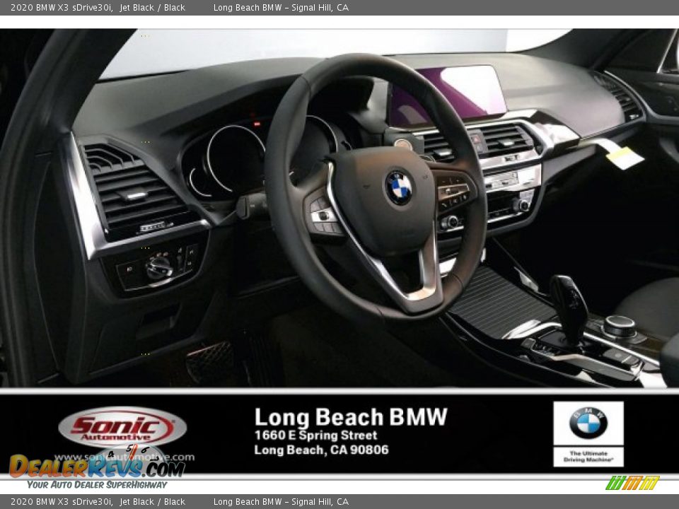 2020 BMW X3 sDrive30i Jet Black / Black Photo #4