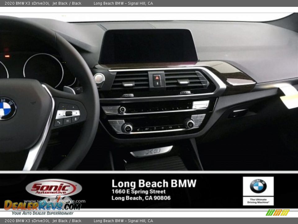2020 BMW X3 sDrive30i Jet Black / Black Photo #5