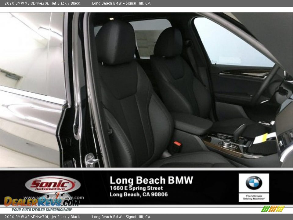 2020 BMW X3 sDrive30i Jet Black / Black Photo #7