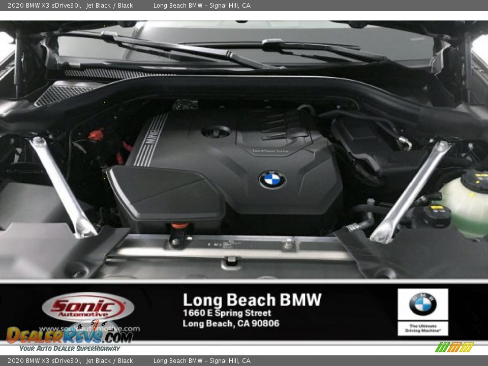 2020 BMW X3 sDrive30i Jet Black / Black Photo #8
