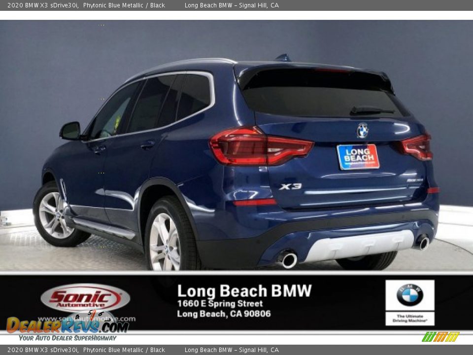 2020 BMW X3 sDrive30i Phytonic Blue Metallic / Black Photo #2
