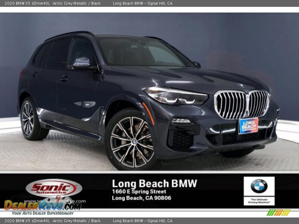2020 BMW X5 sDrive40i Arctic Grey Metallic / Black Photo #1