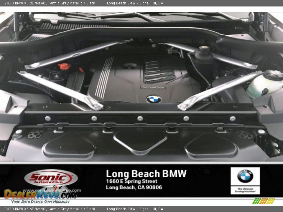 2020 BMW X5 sDrive40i Arctic Grey Metallic / Black Photo #8