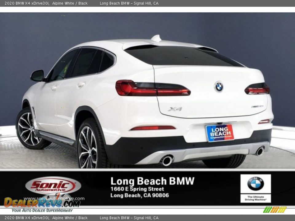 2020 BMW X4 xDrive30i Alpine White / Black Photo #2