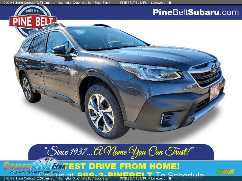 2020 Subaru Outback 2.5i Limited Magnetite Gray Metallic / Slate Black Photo #1