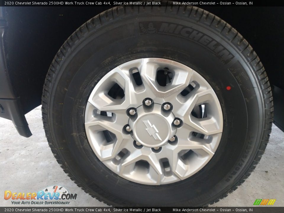 2020 Chevrolet Silverado 2500HD Work Truck Crew Cab 4x4 Silver Ice Metallic / Jet Black Photo #18