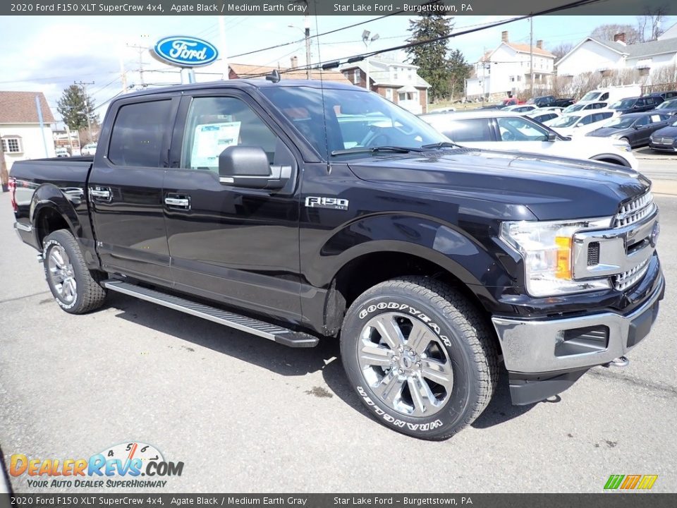 Front 3/4 View of 2020 Ford F150 XLT SuperCrew 4x4 Photo #7