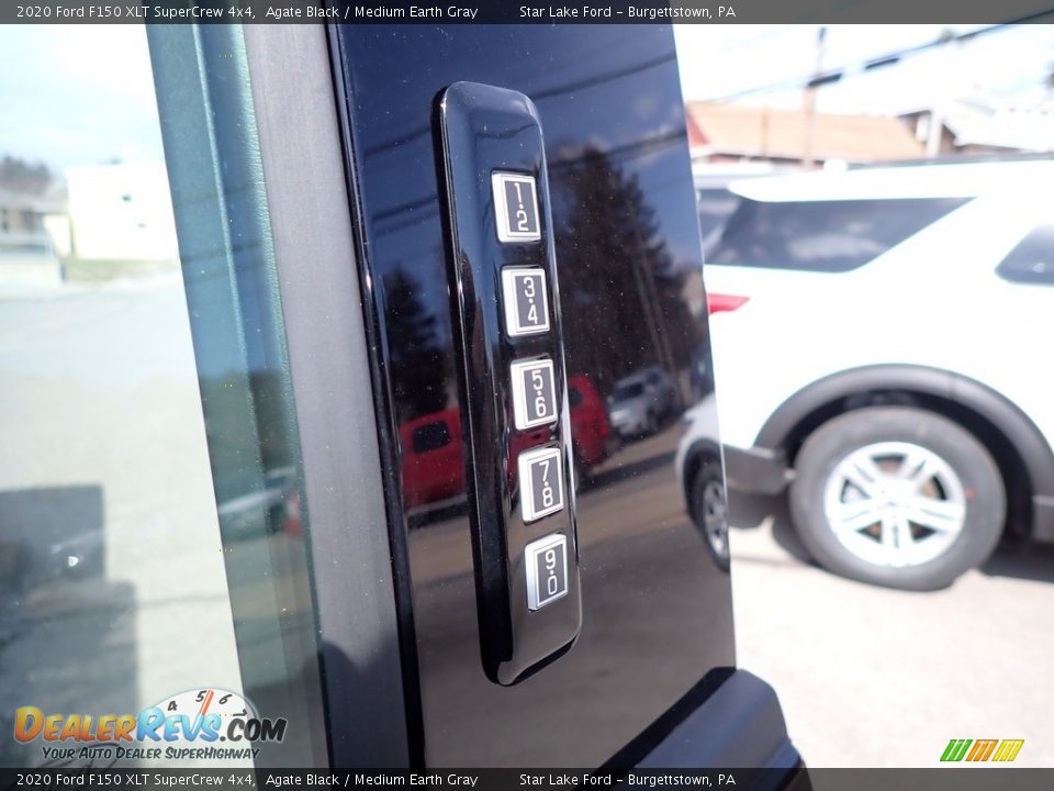 2020 Ford F150 XLT SuperCrew 4x4 Agate Black / Medium Earth Gray Photo #9
