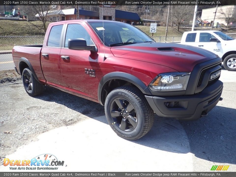 2020 Ram 1500 Classic Warlock Quad Cab 4x4 Delmonico Red Pearl / Black Photo #3