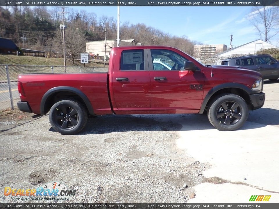 2020 Ram 1500 Classic Warlock Quad Cab 4x4 Delmonico Red Pearl / Black Photo #4