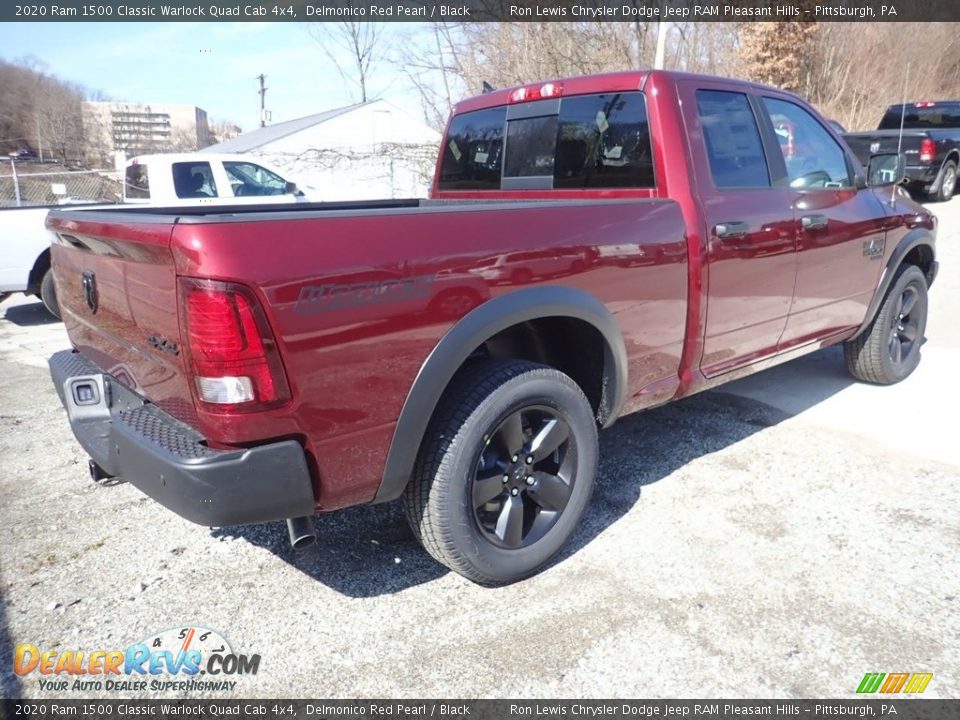 2020 Ram 1500 Classic Warlock Quad Cab 4x4 Delmonico Red Pearl / Black Photo #5