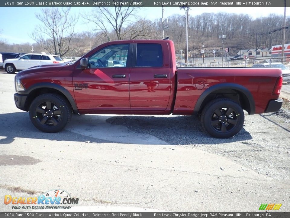 2020 Ram 1500 Classic Warlock Quad Cab 4x4 Delmonico Red Pearl / Black Photo #6