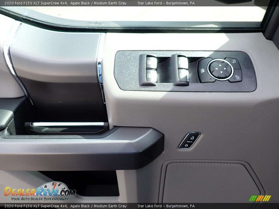 2020 Ford F150 XLT SuperCrew 4x4 Agate Black / Medium Earth Gray Photo #14