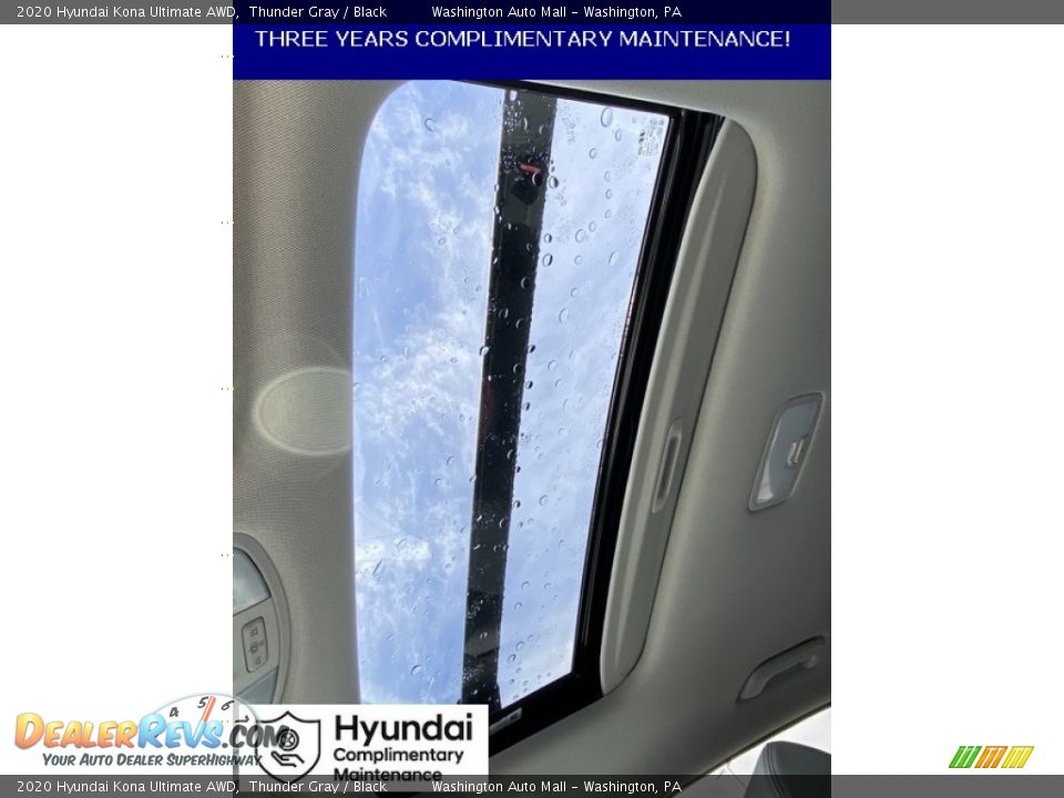 2020 Hyundai Kona Ultimate AWD Thunder Gray / Black Photo #32