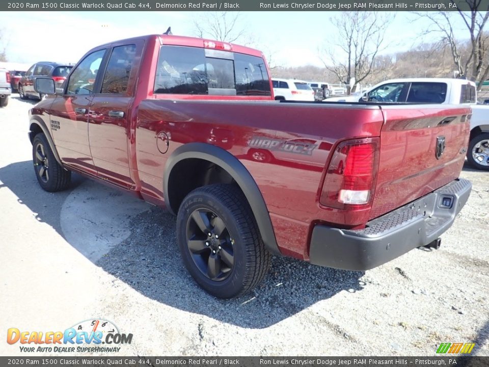 2020 Ram 1500 Classic Warlock Quad Cab 4x4 Delmonico Red Pearl / Black Photo #7