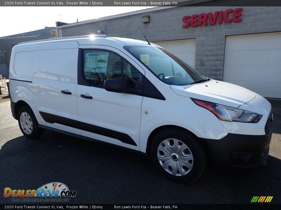 2020 Ford Transit Connect XL Van Frozen White / Ebony Photo #10