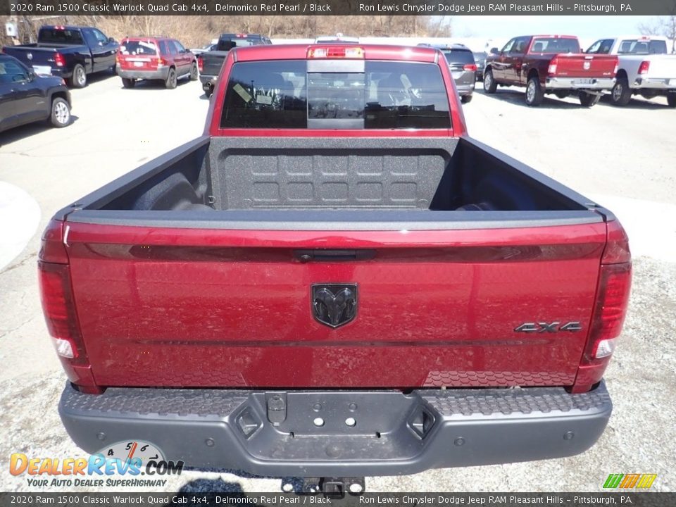 2020 Ram 1500 Classic Warlock Quad Cab 4x4 Delmonico Red Pearl / Black Photo #8