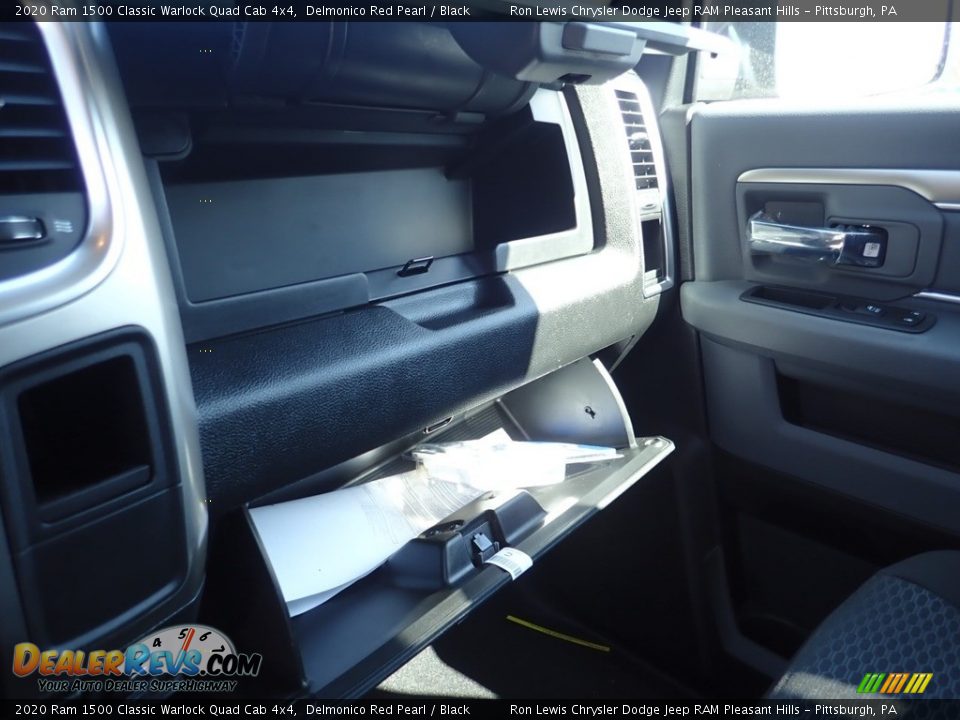 2020 Ram 1500 Classic Warlock Quad Cab 4x4 Delmonico Red Pearl / Black Photo #18