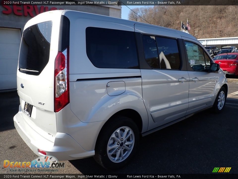 2020 Ford Transit Connect XLT Passenger Wagon Ingot Silver Metallic / Ebony Photo #2
