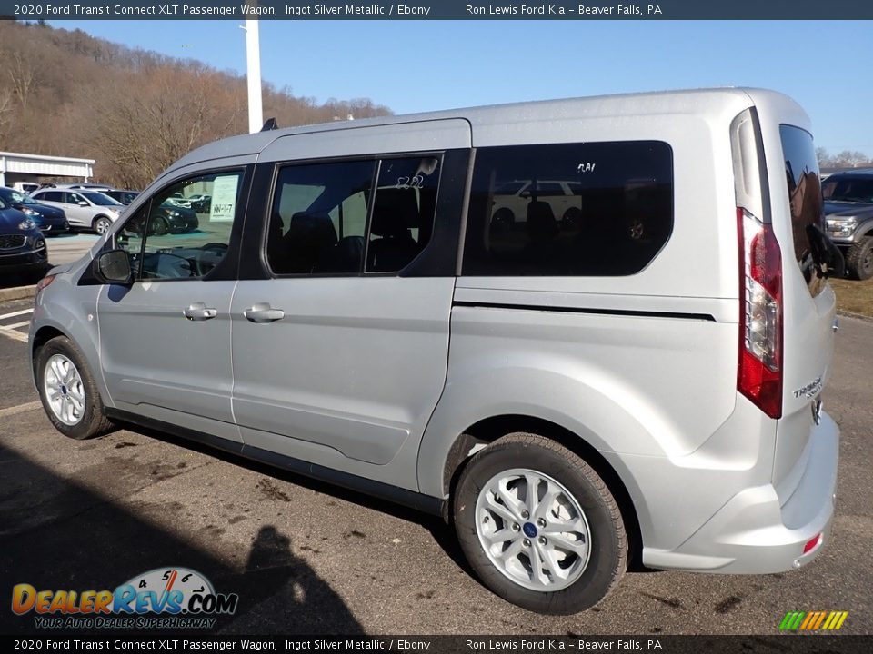 2020 Ford Transit Connect XLT Passenger Wagon Ingot Silver Metallic / Ebony Photo #5